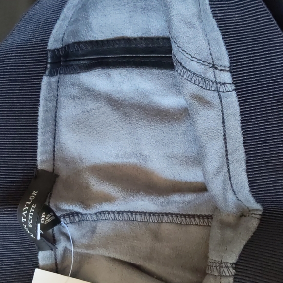 Ann Taylor Black Faux Leather Leggings - Picture 5 of 5